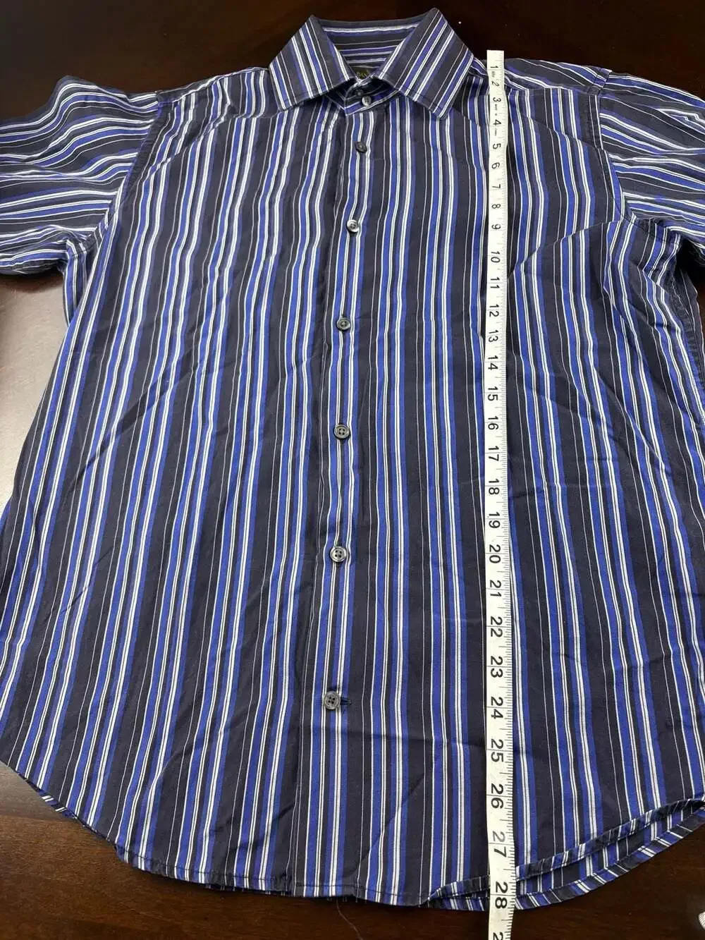 Banana Republic Men’s Medium Striped Long Sleeve Button Down Shirt 100% Cotton